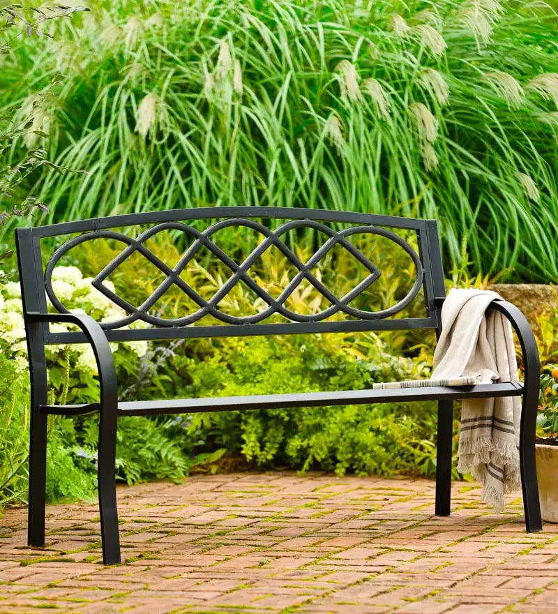 Celtic Knot Garden Bench