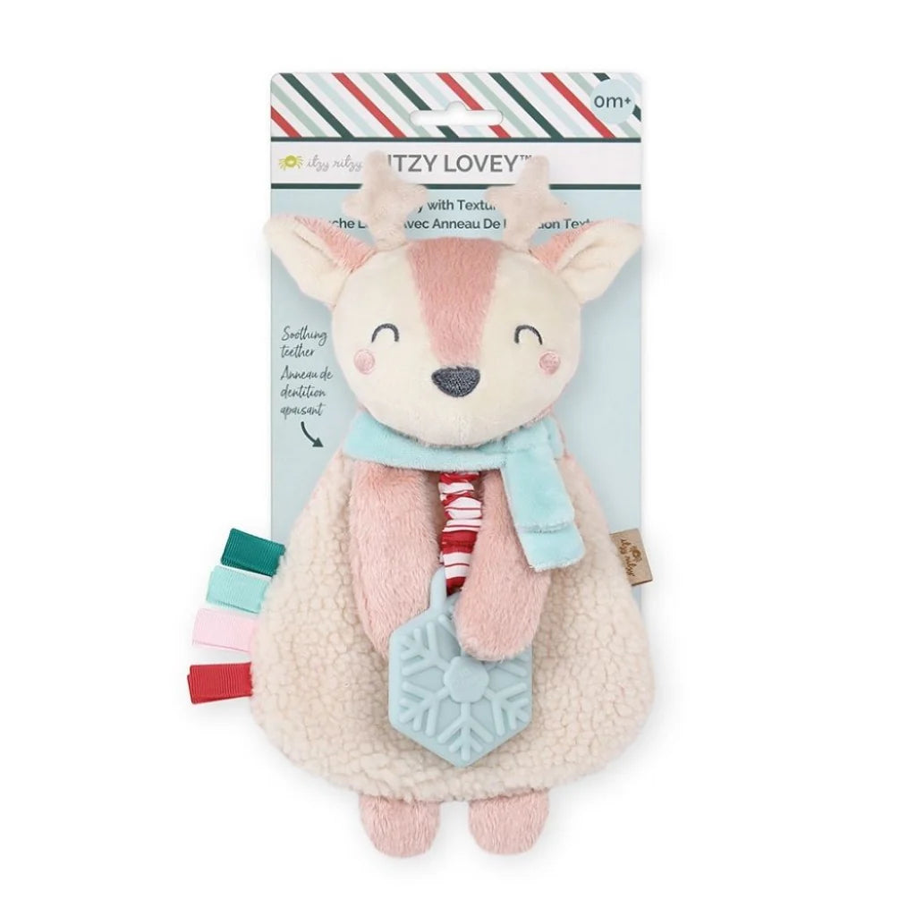 Holiday Lovey™ Plush and Teether Toy- Holly the Reindeer