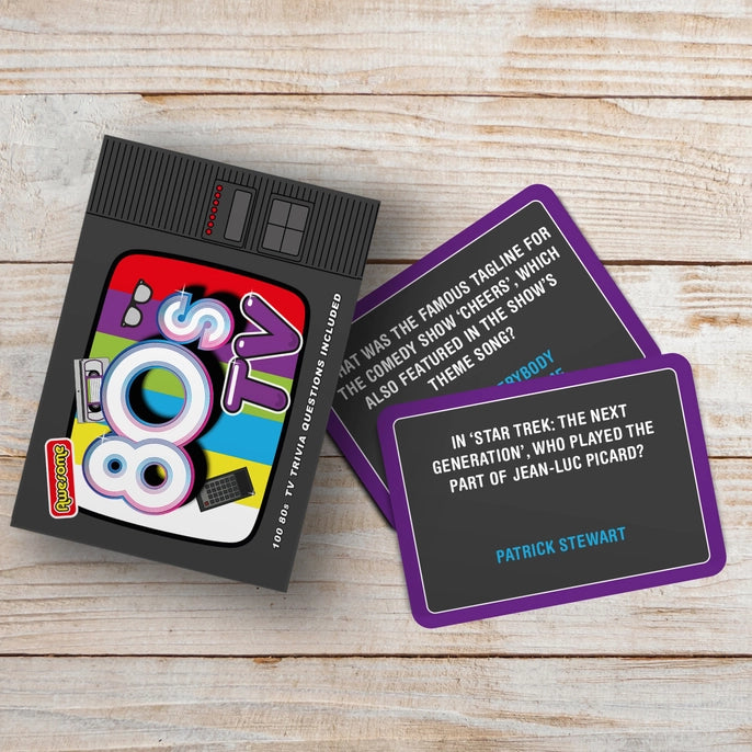 Awesome 80s TV Trivia Card Game