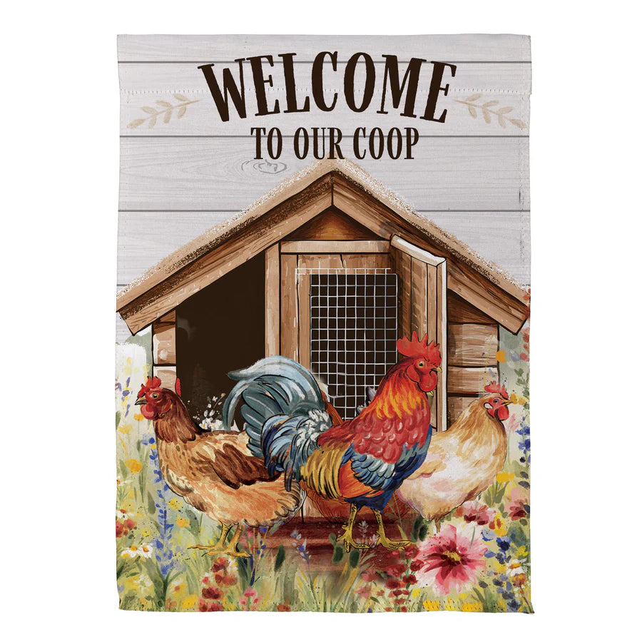 Coop Suede Garden Flag