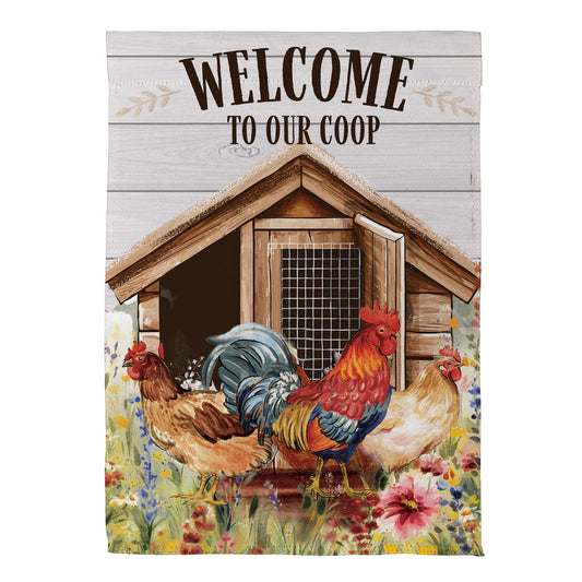 Coop Suede Garden Flag