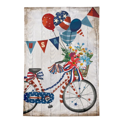 American Classic Bicycle Moire Garden Flag