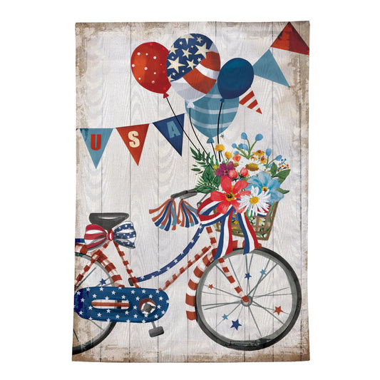 American Classic Bicycle Moire Garden Flag