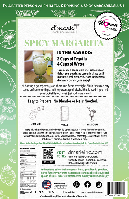 Spicy Margarita - Ready-To-Freeze Cocktail Mix