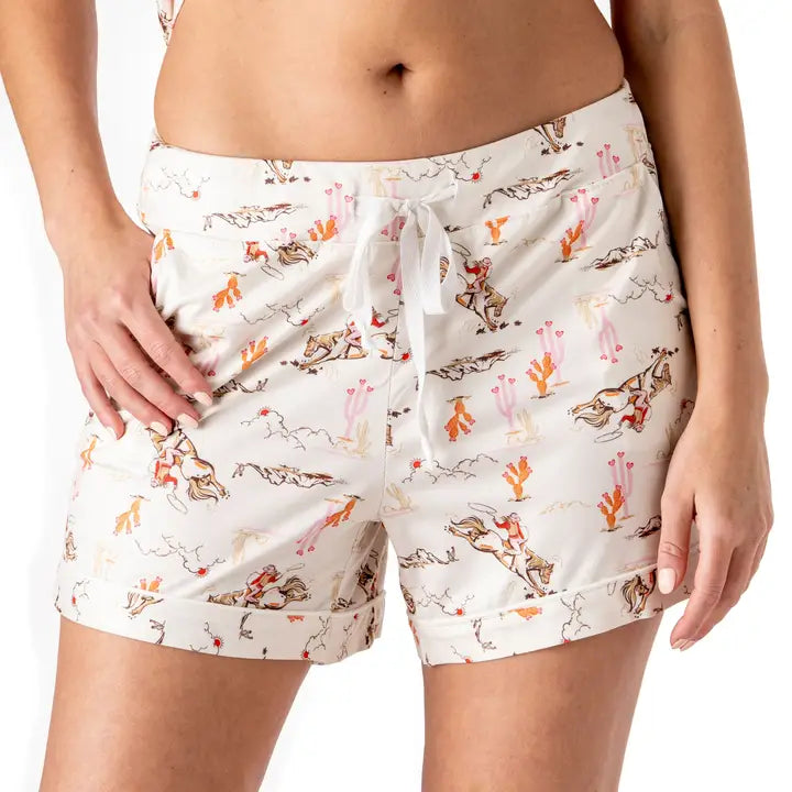 Hello Mello Hold Your Horses PJ Shorts