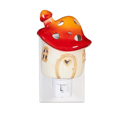 Mushroom Nightlight Ceramic House