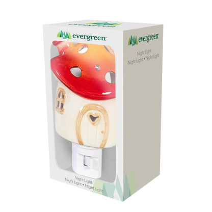 Mushroom Nightlight Ceramic House