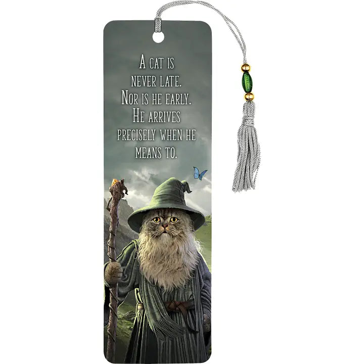 Catdalf Beaded Bookmark