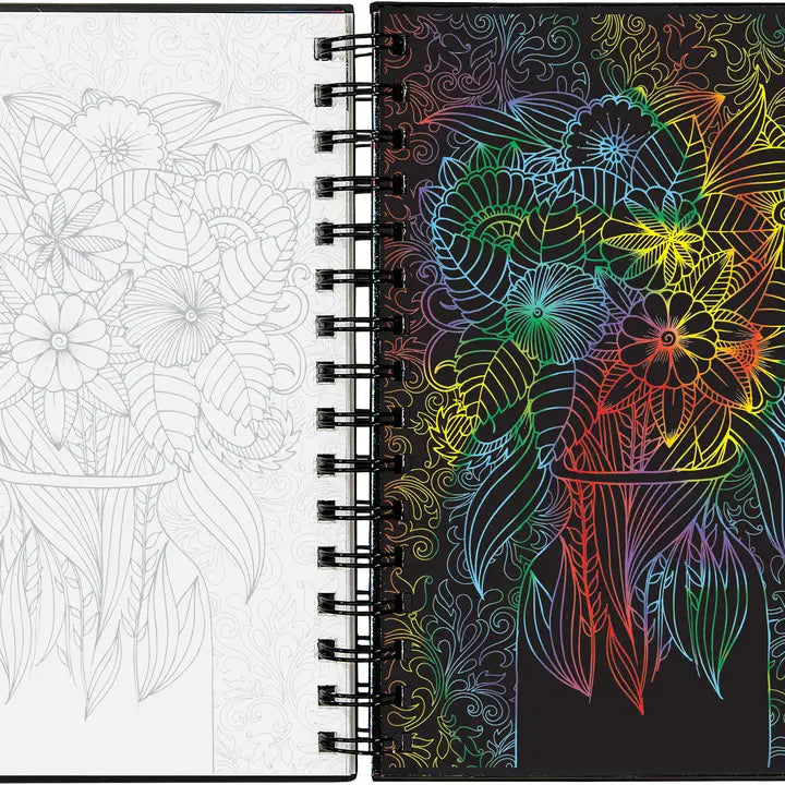 Peter Pauper Press Inc. Scratch & Sketch Extreme Flowers