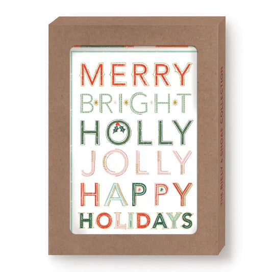 Holly Jolly Boxed Holiday Cards