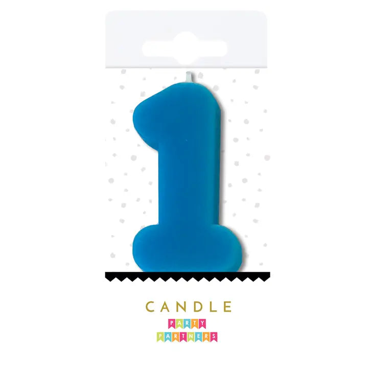 Neon Number Candles