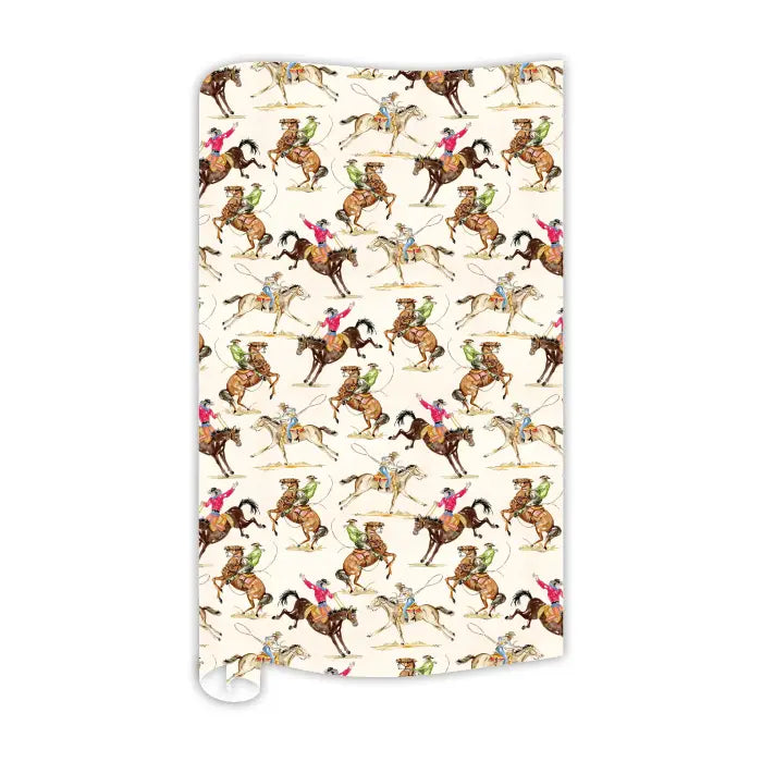 Working Cowboys Wrapping Paper - 8ft