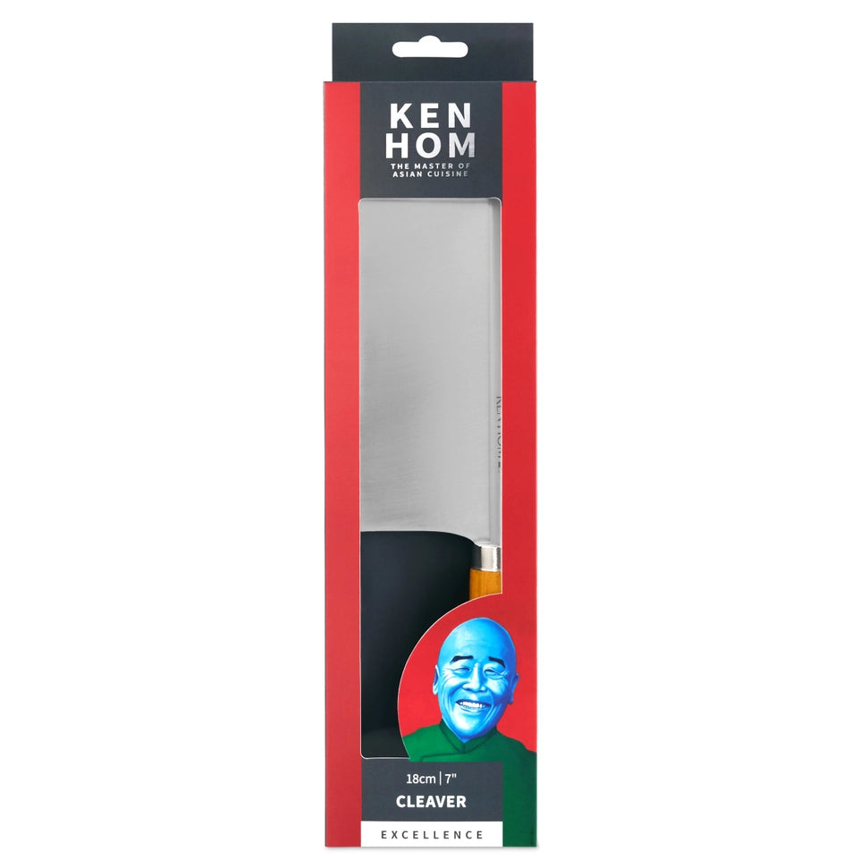 Ken Hom Wooden Cleaver - 7"