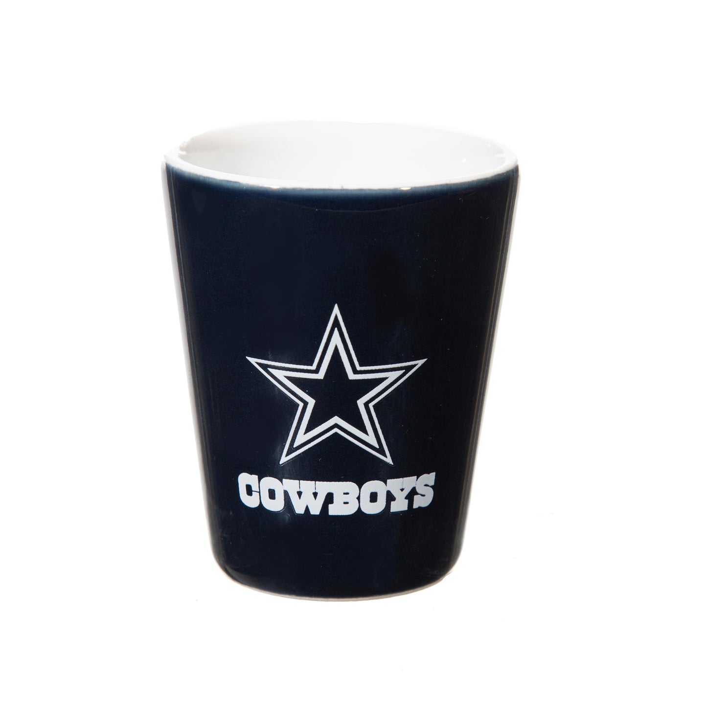 Dallas Cowboys 4-Piece Ceramic and Glass 2oz. Shot Glass Set