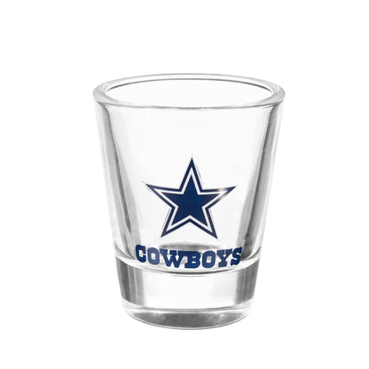 Dallas Cowboys 4-Piece Ceramic and Glass 2oz. Shot Glass Set