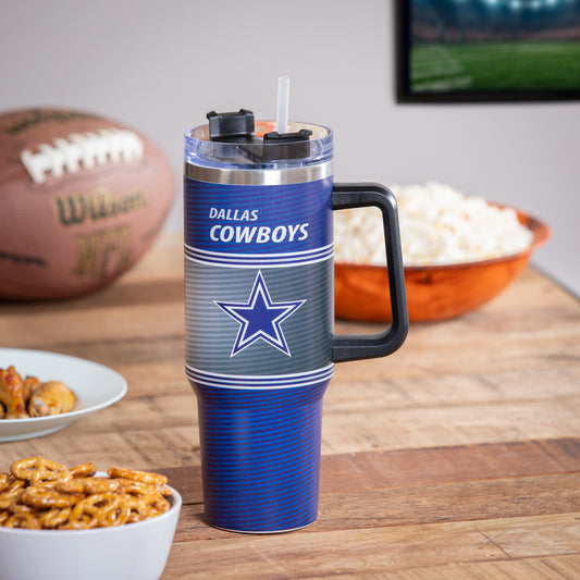 Dallas Cowboys 40oz Stainless Steel Canyon Cup w/ Straw