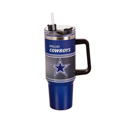 Dallas Cowboys 40oz Stainless Steel Canyon Cup w/ Straw