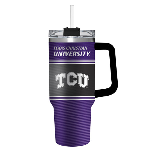 TCU 40oz Stainless Steel Canyon Cup w/ Straw