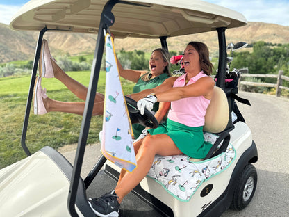 Birdie Golf Girl Golf Cart Seat cover