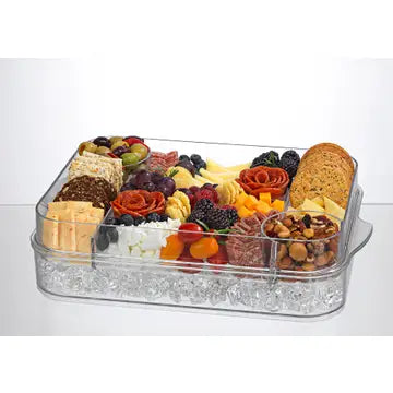 Prodyne Charcuterie And Deviled Eggs On Ice Server