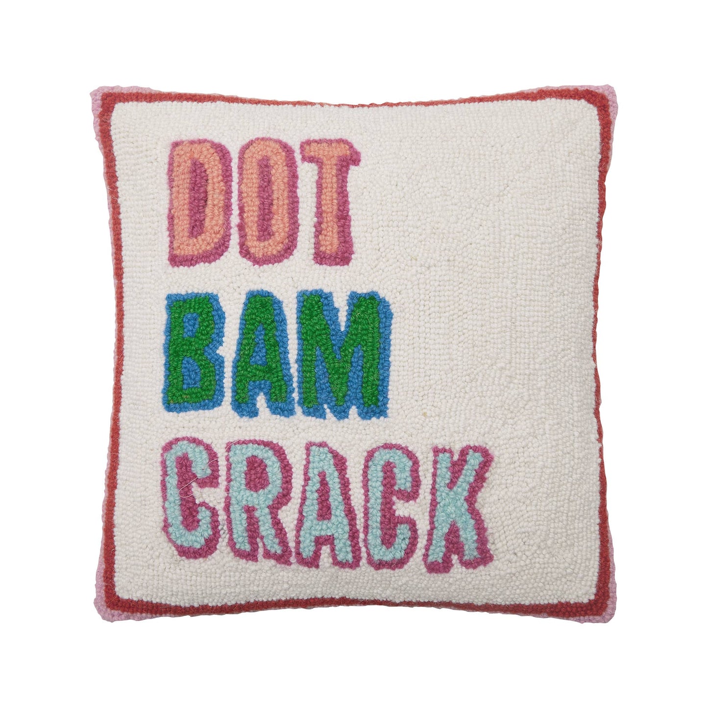 Dot Bam Crack Pillow