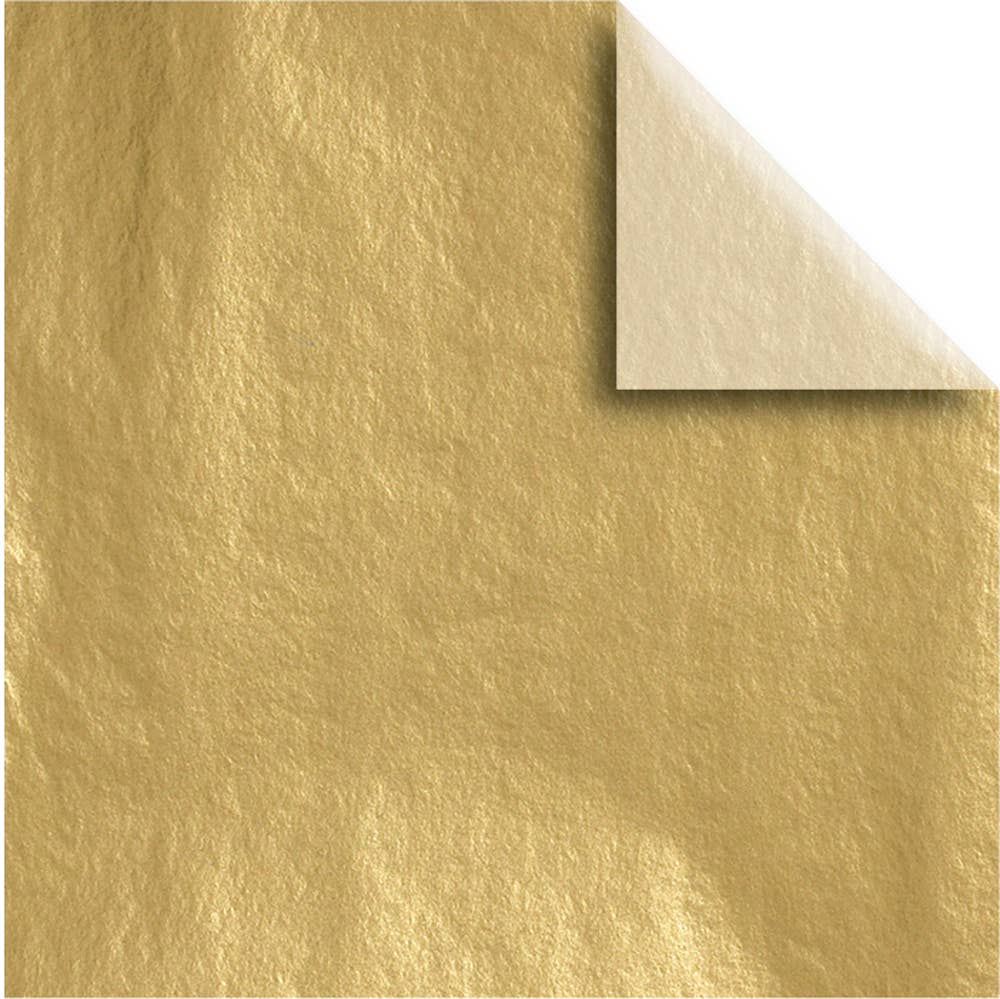 Metallic Matte Gold Tissue