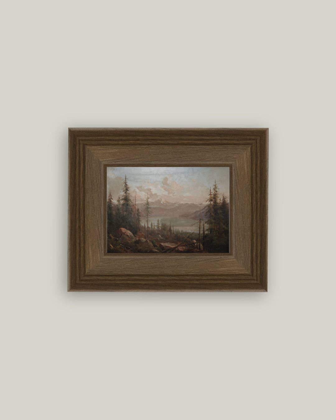Juan Buckingham Landscape with Fallen Tree Framed Art