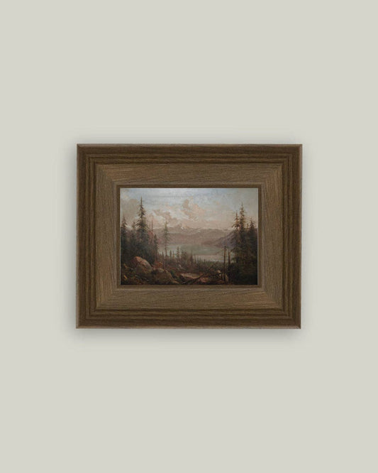 Juan Buckingham Landscape with Fallen Tree Framed Art