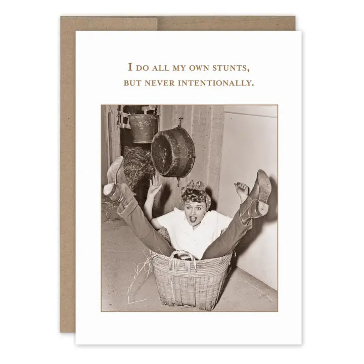 My Own Stunts Birthday Card