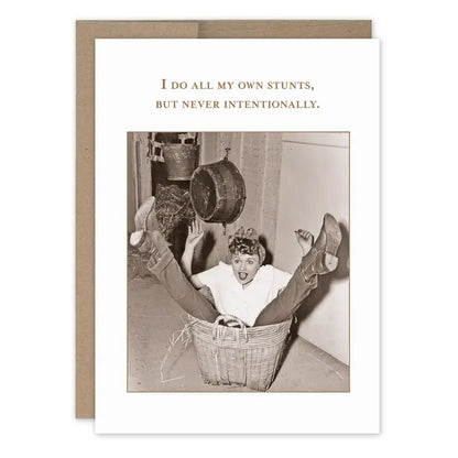 My Own Stunts Birthday Card