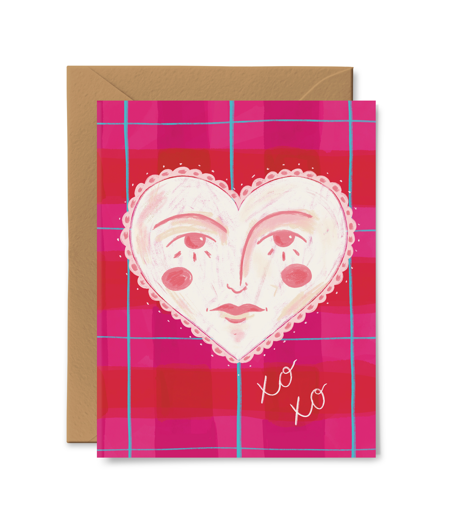 XO Heart Card