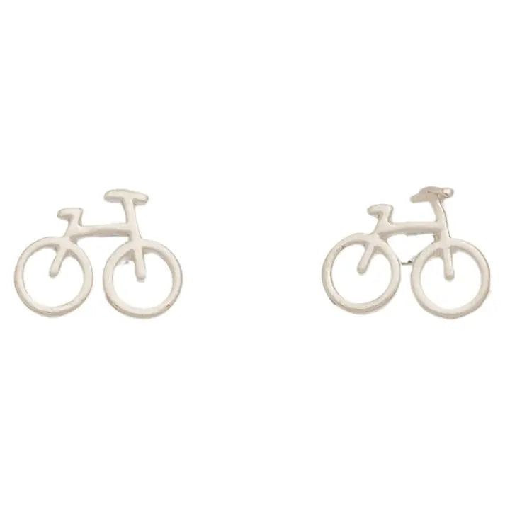 Stud Buds Bicycle Earrings