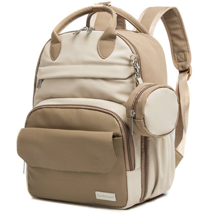 Play Diaper Bag Backpack: Latte