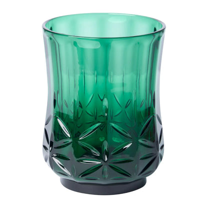 Classic Green Tumblers, Wine and Cocktail Glasses & Pitcher