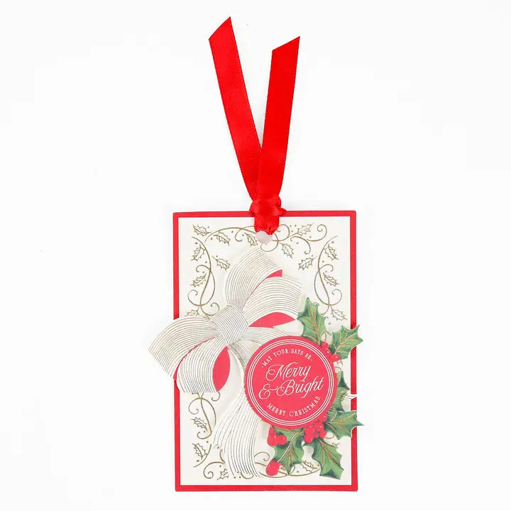Heirloom Holly Gift Tags - 10 Ct