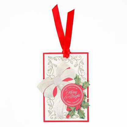 Heirloom Holly Gift Tags - 10 Ct