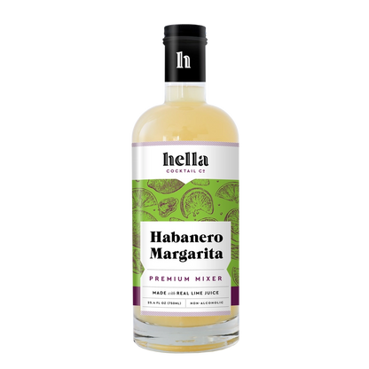 Hella Cocktail Habanero Margarita Premium Mixer - 750 Ml