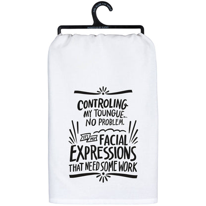 Controlling My Tongue Kitchen Towel