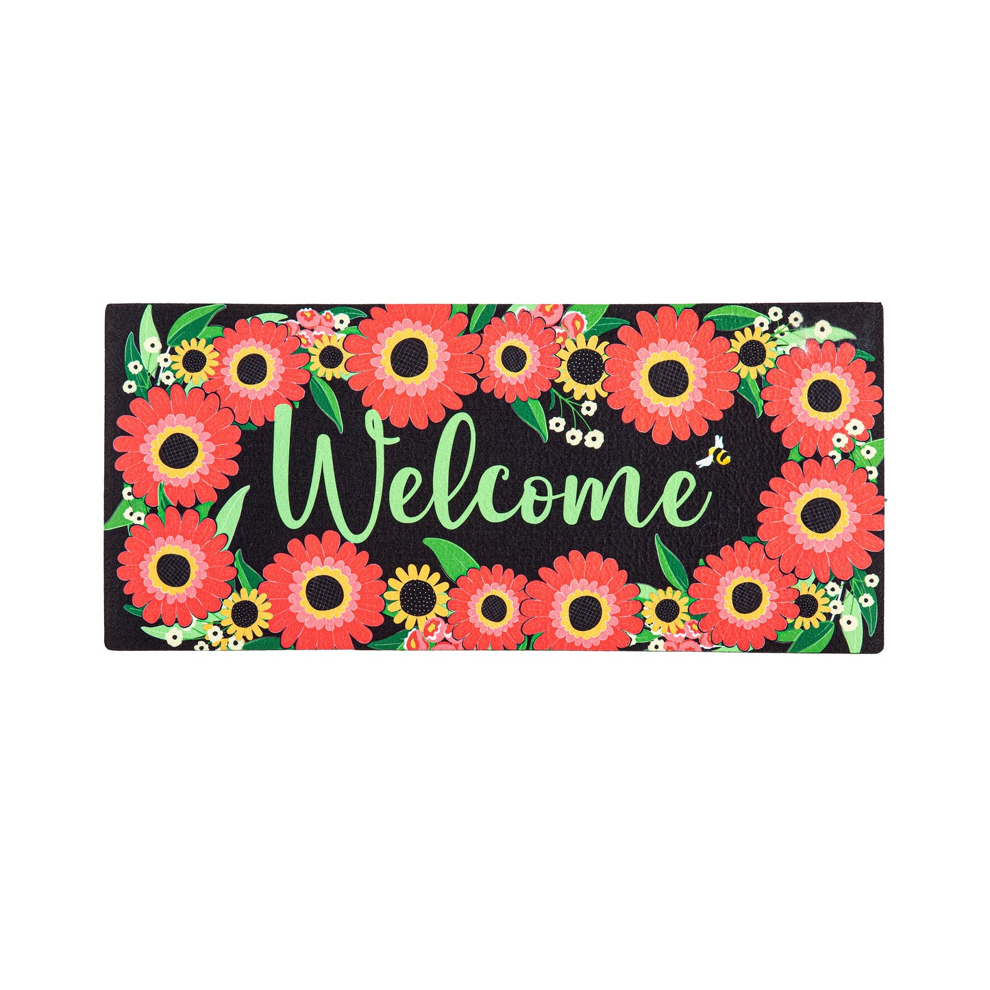 Welcome Wreath Sassafras Switch Mat