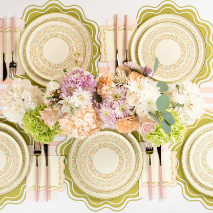 Floral Meadow Dessert Plates