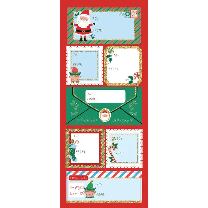 North Pole Bound - Gift Labels