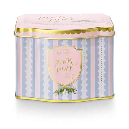 Pink Pine Tin Candle
