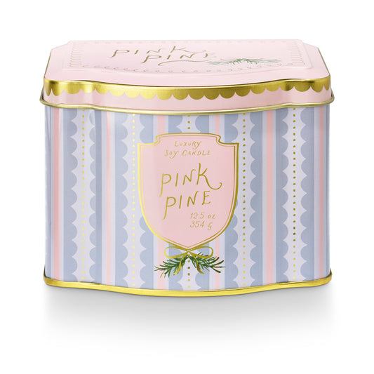 Pink Pine Tin Candle