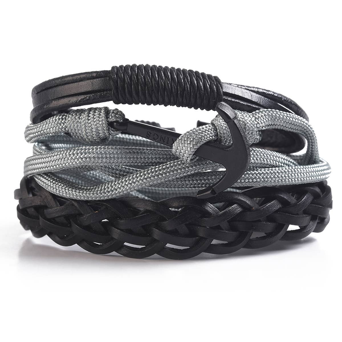 Mad Man - Anchor Men's Multi-Strand Bracelet