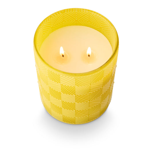 Lemongrass & Lime Leaves Glass Candle