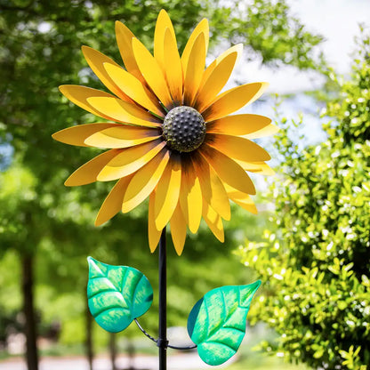 Sunflower Statement Wind Spinner Garden Décor