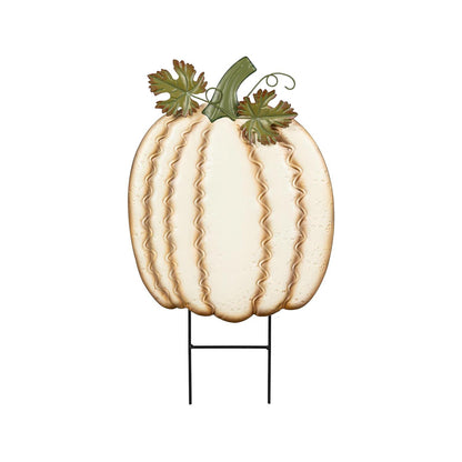 Pumpkin Patch Metal Garden Stake