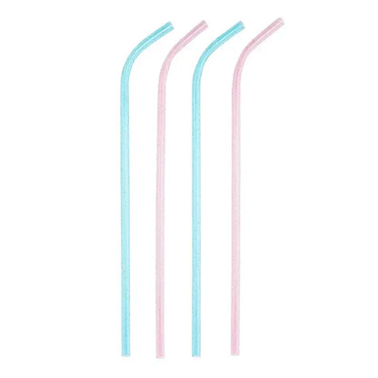 Wine Bottle Glitter Straws