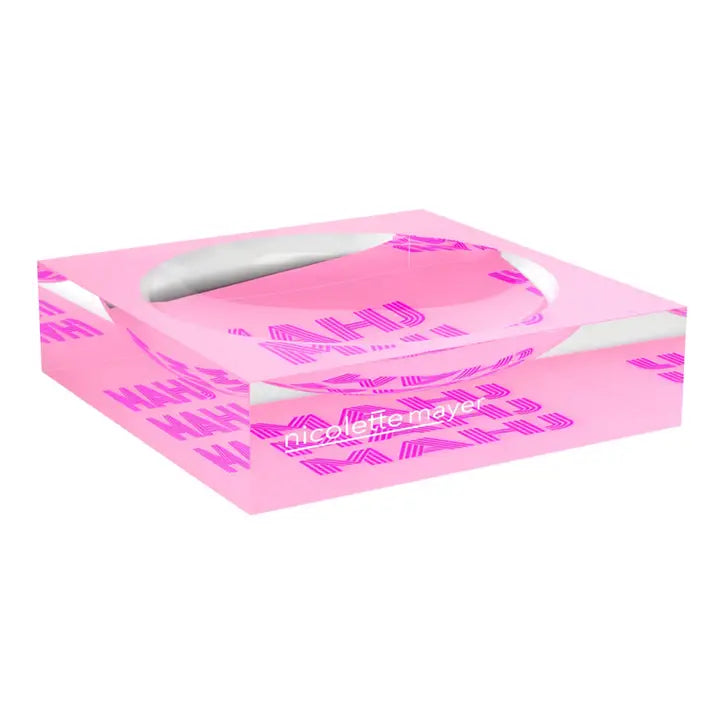 Mahj Mahj Mahj Pink Mahjong Catchall Dish