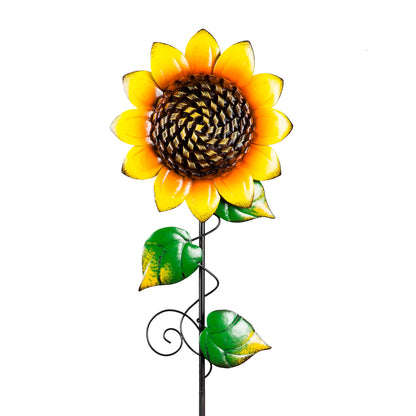 Radiant Sunflower Garden Stake